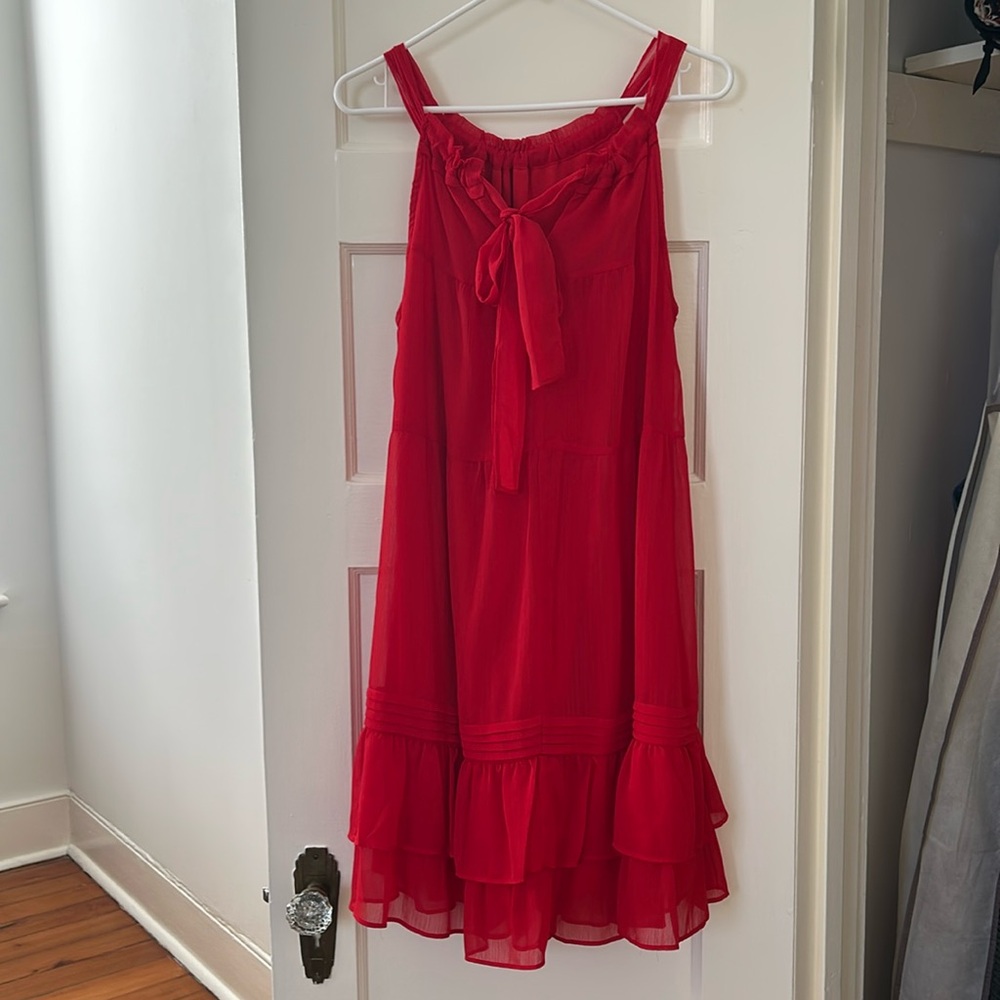 Red dress